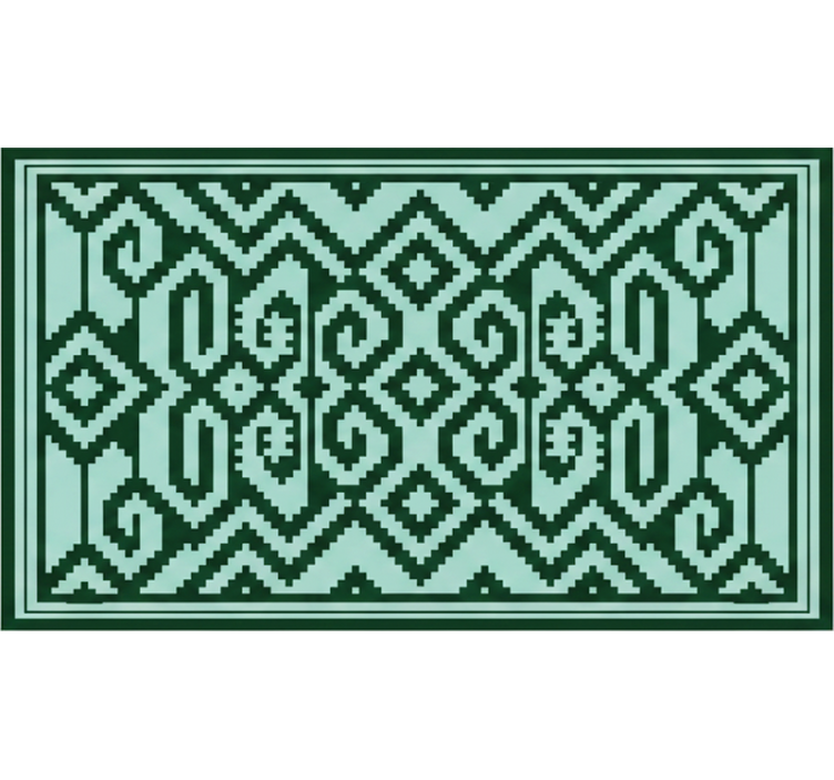 Zielona roleta w odcieniach zieleni mapuche - TenStickers