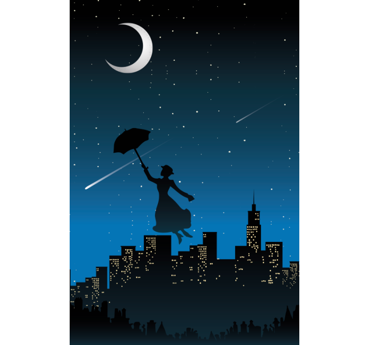 rolety seriale i filmy Mary poppins leci - TenStickers