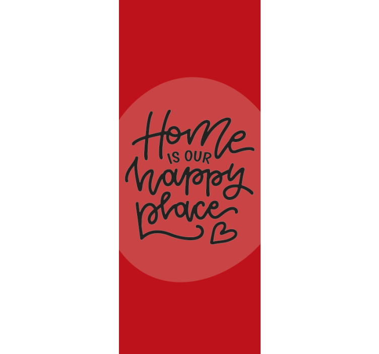 Rolety do salonu ładny czarny tekst - TenStickers