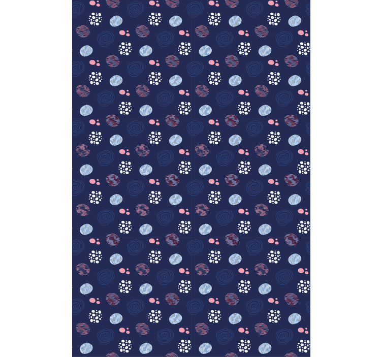 Roleta w tekstury i wzory abstrakcyjne wzory kółek - TenStickers