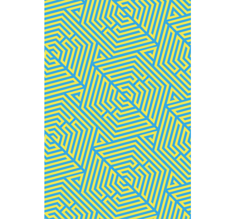 Roleta w tekstury i wzory geometryczny układ liniowy - TenStickers