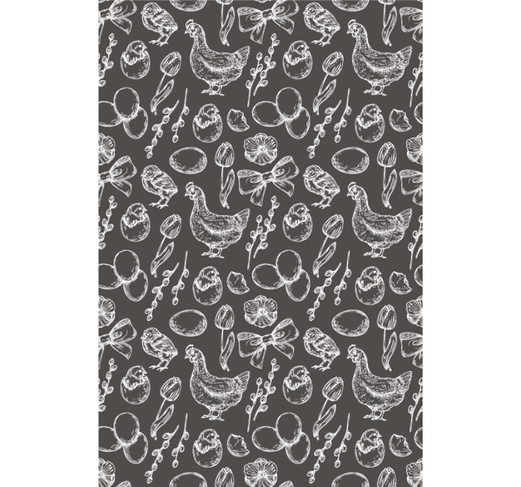 Roleta w zwierzęta urocze wzory kurczaków - TenStickers