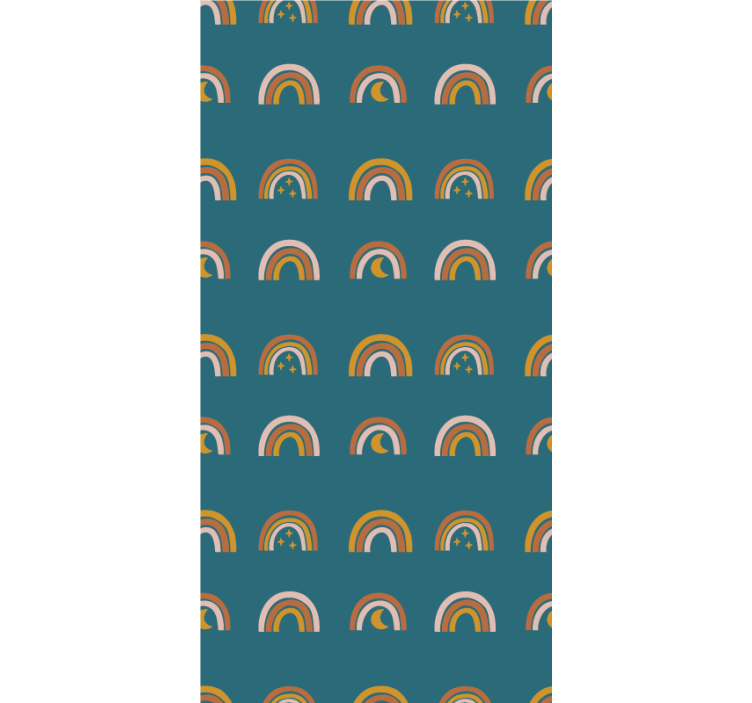 Roleta dla dzieci tęcze i gwiazdy - TenStickers