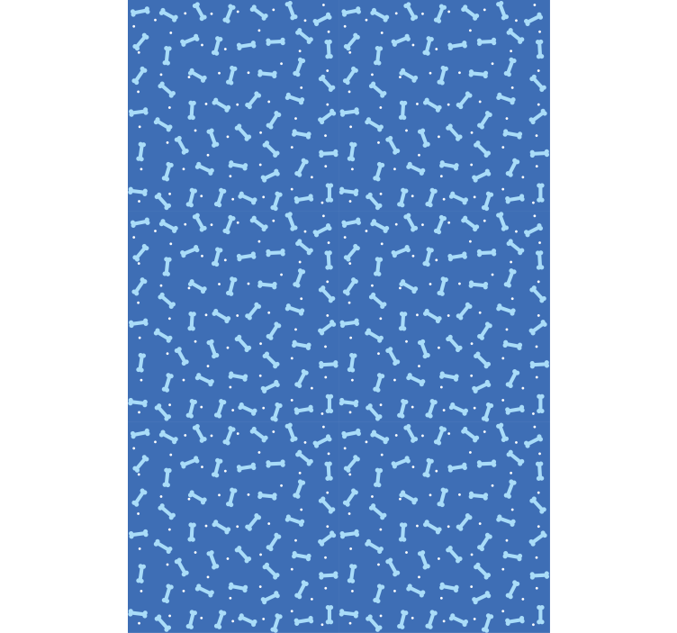 Roleta w zwierzęta wzór kości psa - TenStickers