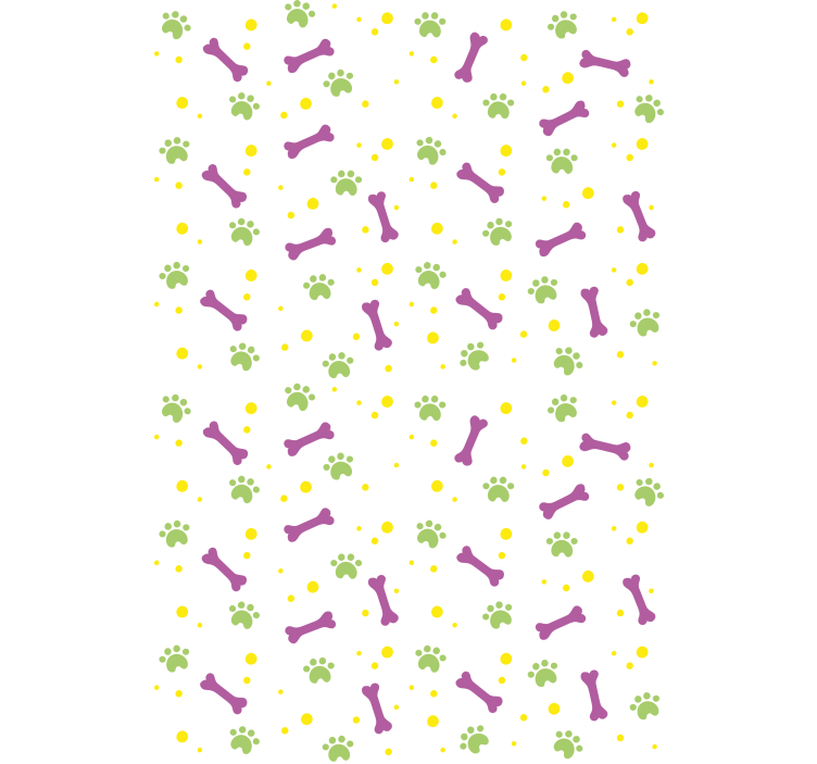 Roleta w zwierzęta Łapki i kości - TenStickers