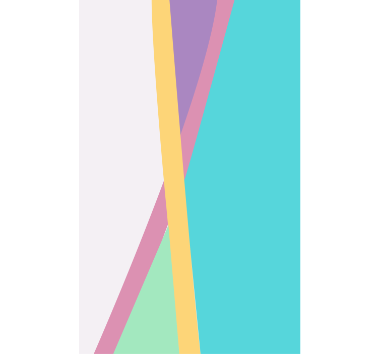 Nowoczesna roleta geometryczne kolorowe wzory - TenStickers