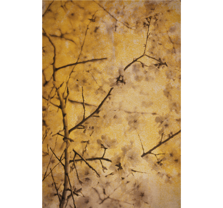 Roleta z kwiatami i roślinami gałązki wiśni - TenStickers