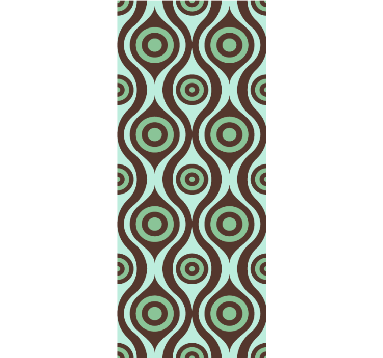 Roleta w tekstury i wzory koncentryczny wzór kołowy - TenStickers