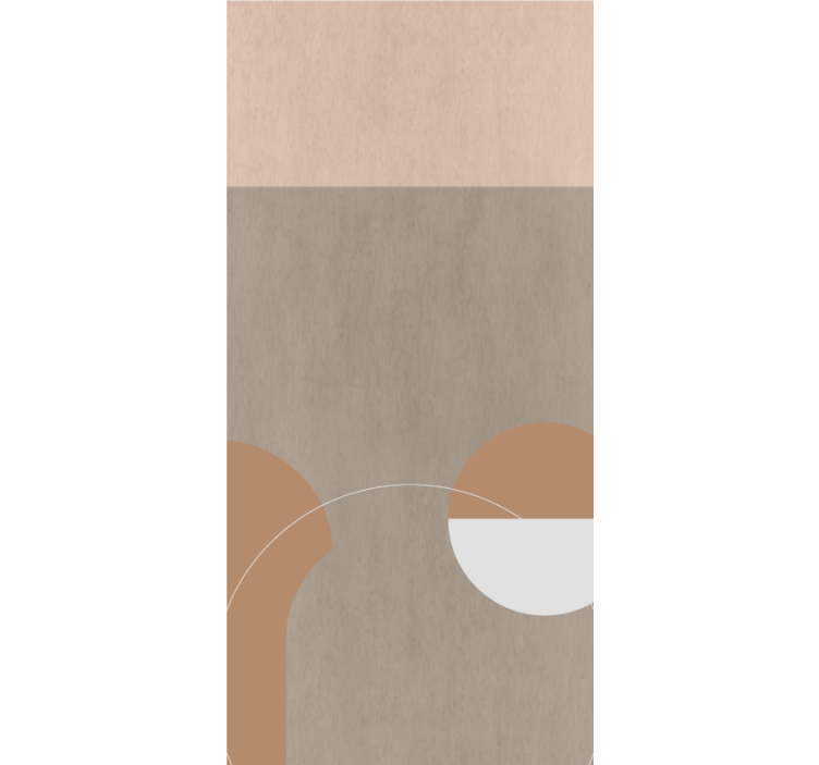 Nowoczesna roleta geometryczne formy okrągłe - TenStickers