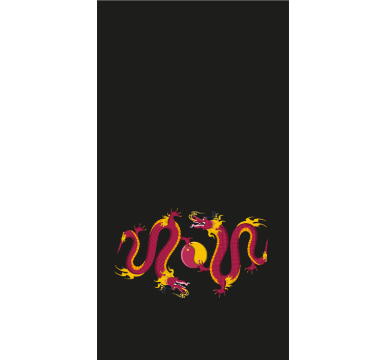 Roleta w zwierzęta majestatyczny projekt smoka - TenStickers