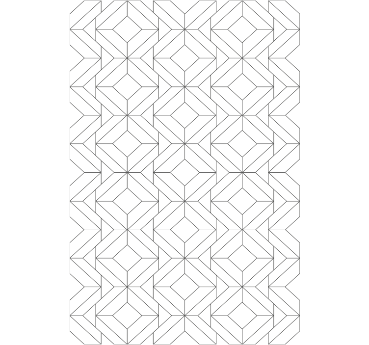 Nowoczesna roleta bloki figur geometrycznych - TenStickers