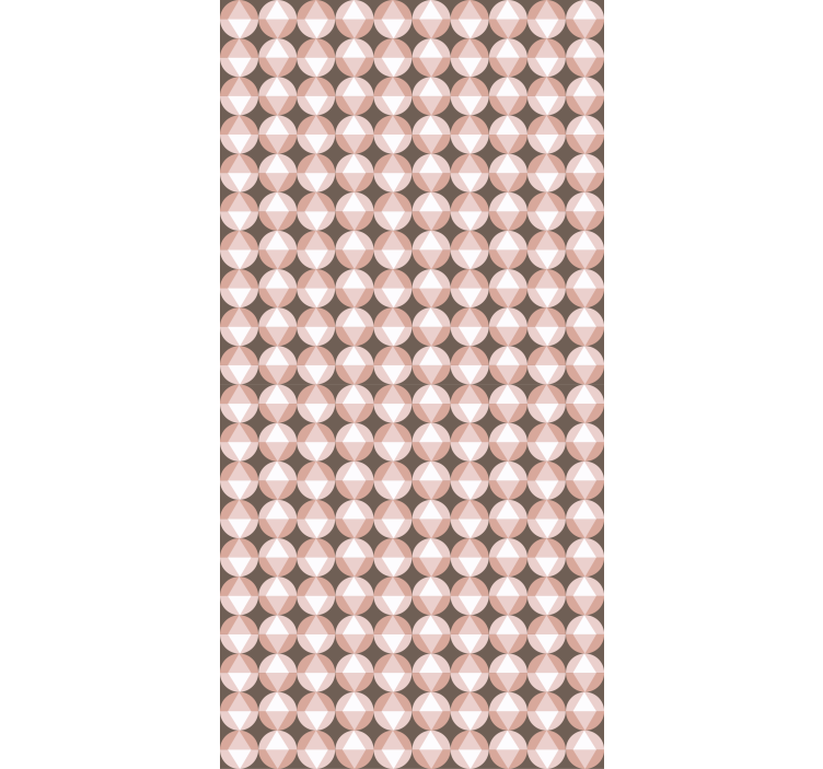 Roleta w tekstury i wzory geometria kształtów - TenStickers