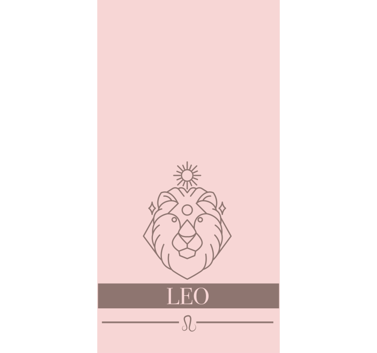 Oryginalna roleta symbol zodiaku lew - TenStickers