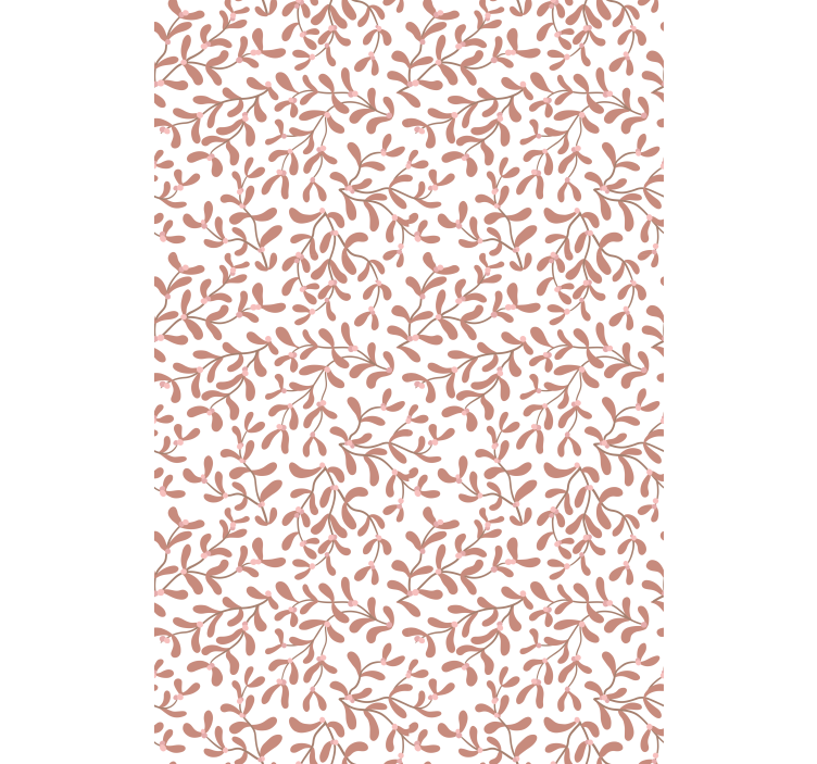 Roleta z kwiatami i roślinami subtelny motyw liścia - TenStickers