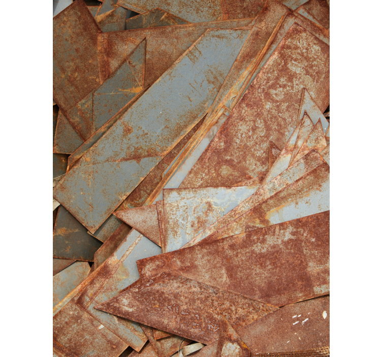 Roleta w tekstury i wzory Tekstury płyt żelaznych - TenStickers