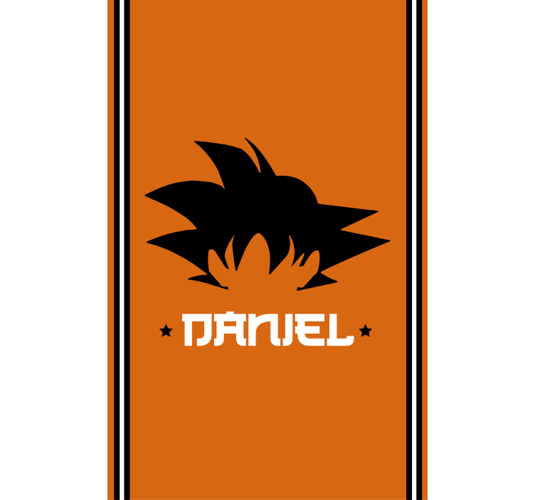 Roleta z superbohaterami goku można personalizować - TenStickers