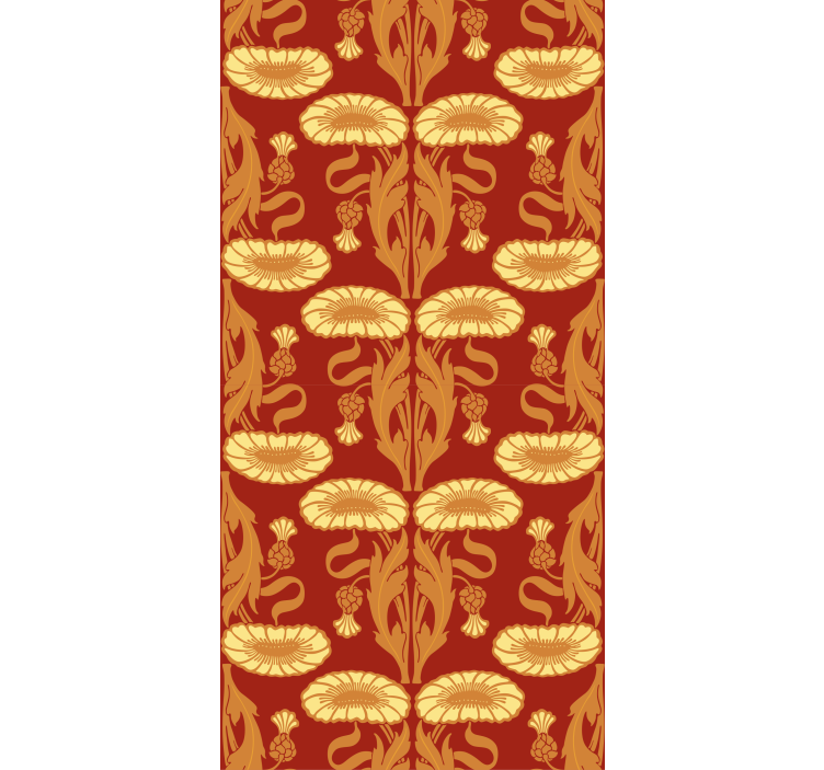 Roleta klasyczna stylu secesyjnym - TenStickers