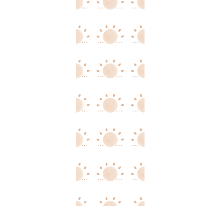 Roleta dla dzieci minimalistyczny pastelowy wzór w słońce - TenStickers