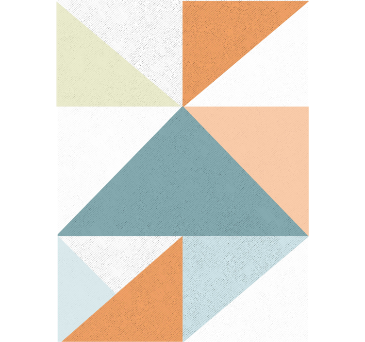 Nowoczesna roleta geometryczny wzór trójkąta - TenStickers