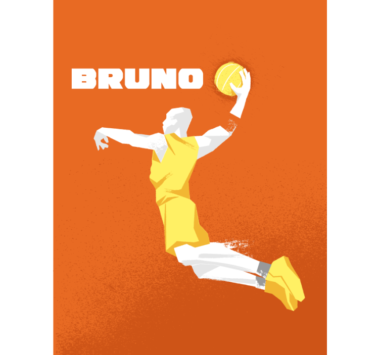 Spersonalizowana roleta z motywem koszykówki - TenStickers