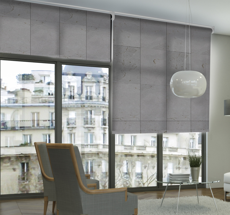 Roleta w tekstury i wzory Betonowy kolaż - TenStickers