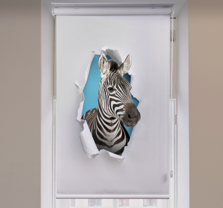 inne rolety w zwierzęta Zebra - TenStickers