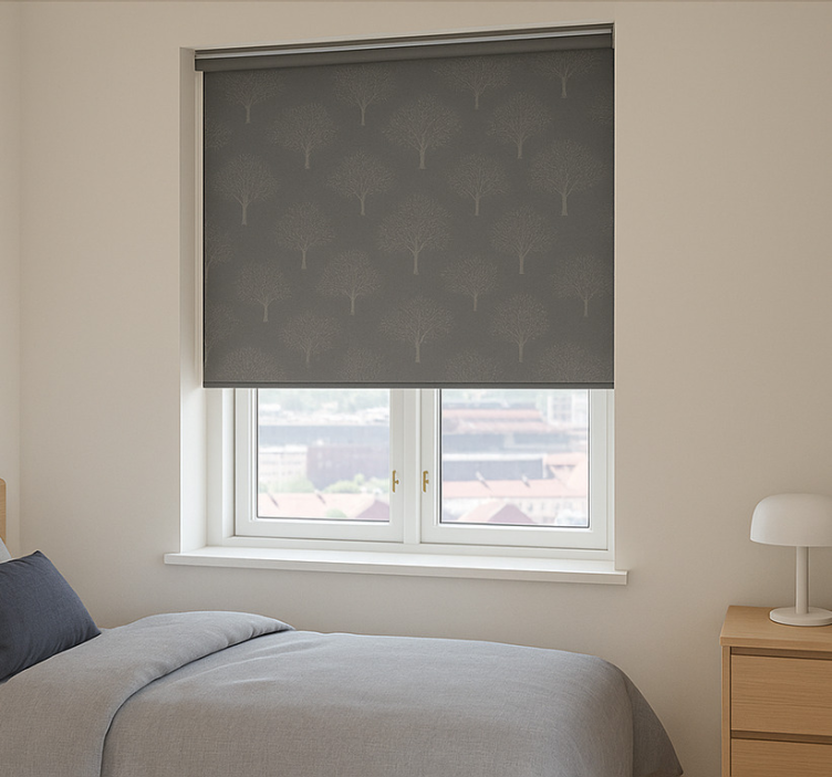 Roleta dla nastolatka wzór drzewa - TenStickers