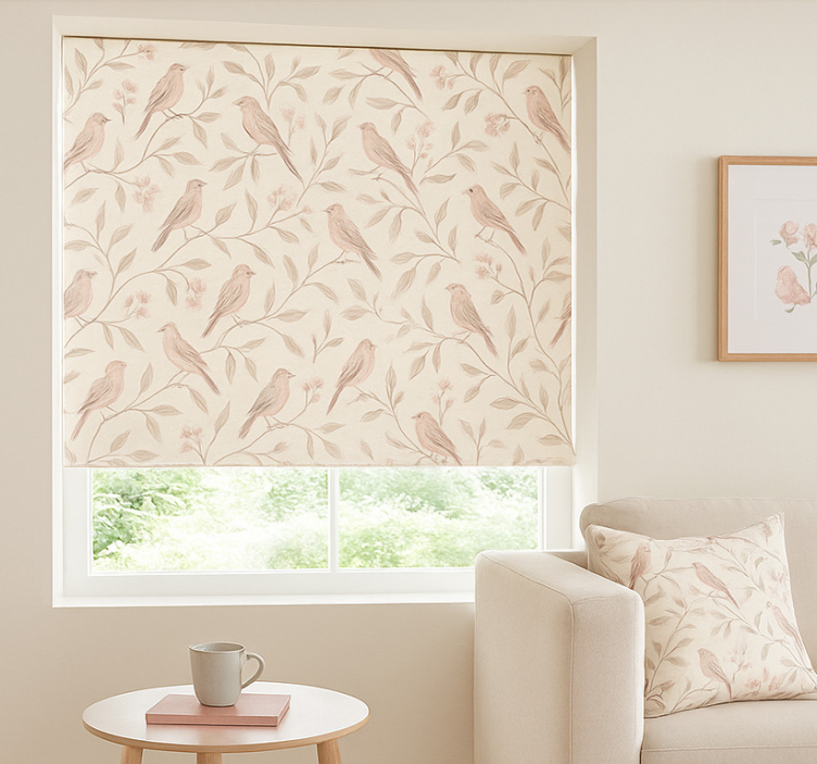 Roleta dla nastolatka zabytkowy szlak ptaków - TenStickers