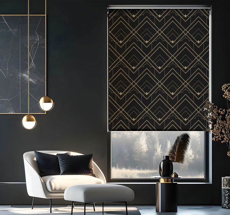 Elegancka roleta wzór wektorowy - TenStickers