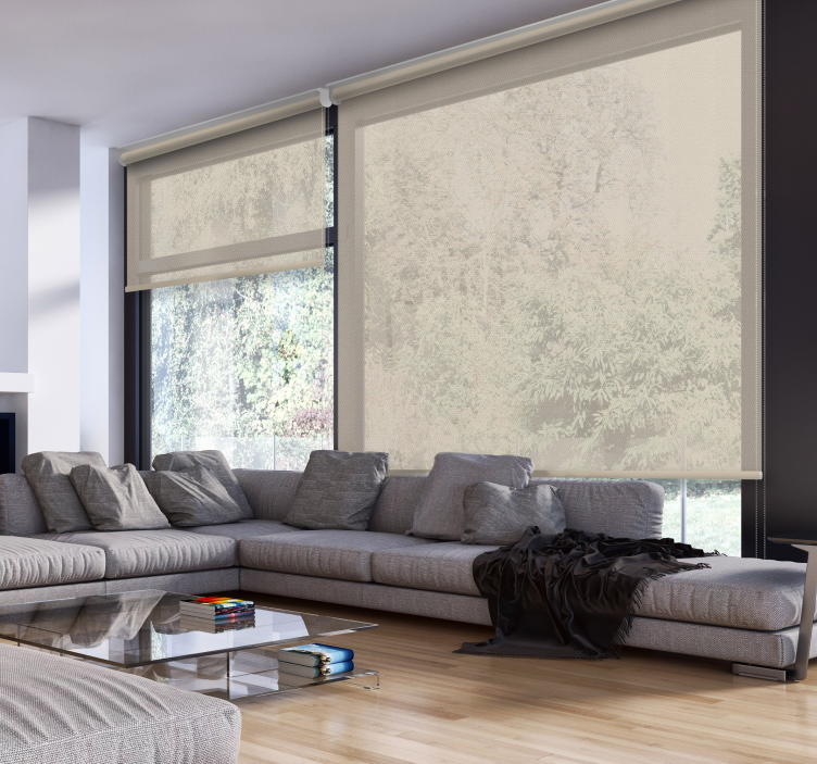 Roleta do salonu Beżowy ekran - TenStickers