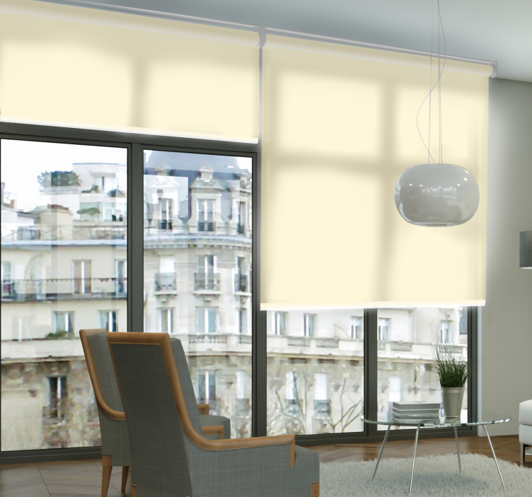 Roleta do salonu Kolor wielbłąda półprzezroczysty - TenStickers