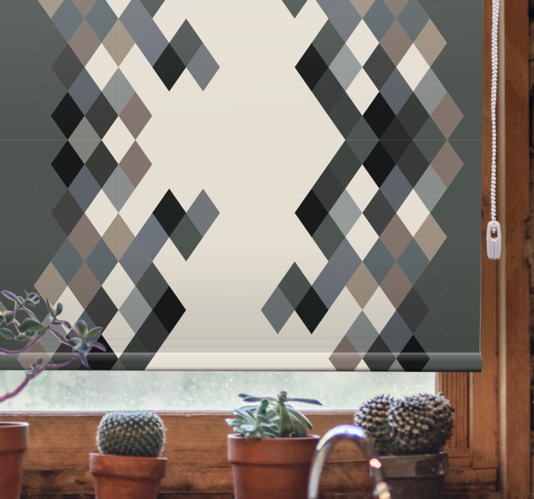 Roleta do salonu Odcienie kolorów bloki kolorów - TenStickers