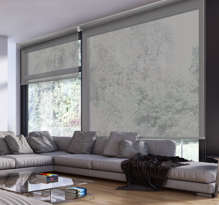 Roleta do salonu średni szary ekran - TenStickers