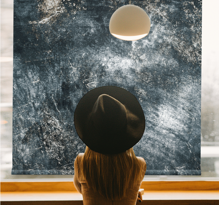 Roleta do salonu Zużyty design "styl industrialny" - TenStickers