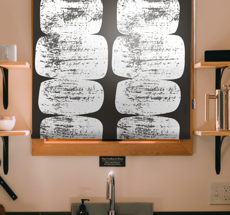 Roleta w tekstury i wzory abstrakcyjne pociągnięcia pędzlem - TenStickers