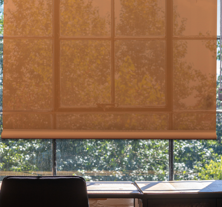 Roleta w tekstury i wzory ciepły odcień pomarańczy - TenStickers