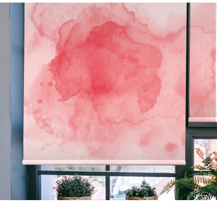 Roleta w tekstury i wzory w delikatne akwarele - TenStickers