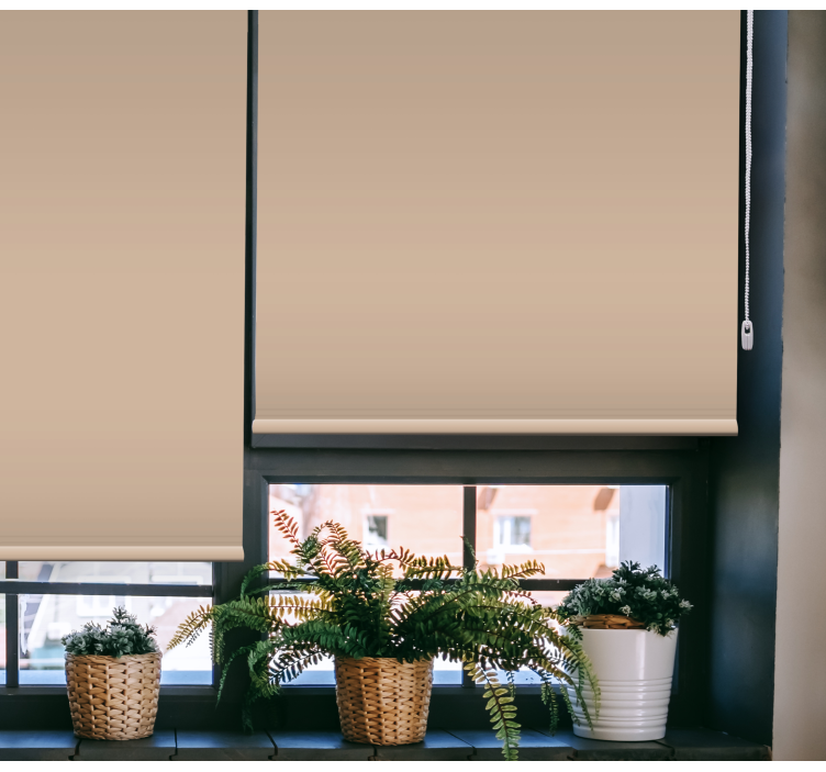 Roleta zaciemniająca ekspozycja naturalnej zieleni - TenStickers