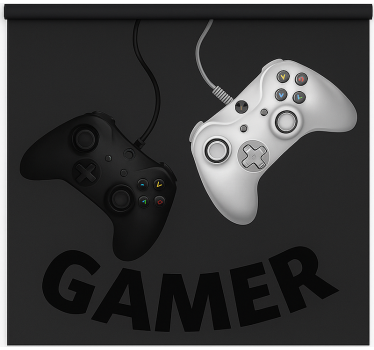 Roleta gamer huśtające się oryginalne kontrolery - TenStickers
