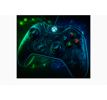 Roleta gamer świecący międzygalaktyczny kontroler - TenStickers
