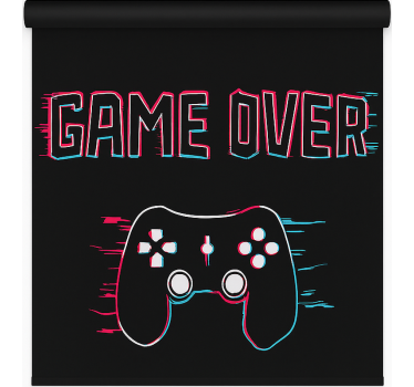 Roleta gamer game over - TenStickers