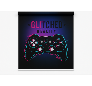 Roleta gamer zepsuty kontroler rzeczywistości - TenStickers