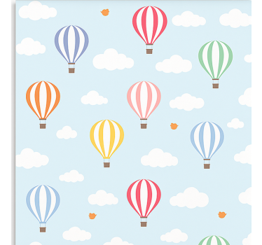 Skandynawska roleta w pastelowe balony - TenStickers