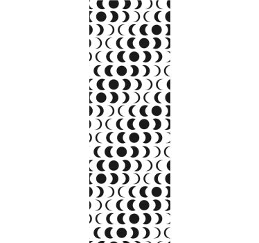 Roleta dla nastolatka w minimalistyczny wzór księżyca - TenStickers