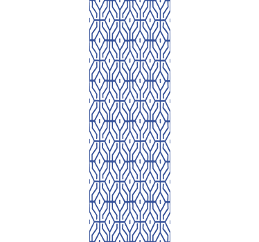 Roleta dla nastolatka w niebieski wzór linii - TenStickers