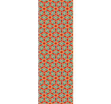Roleta dla nastolatka z arabskim ornamentem geometrycznym - TenStickers