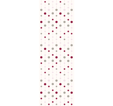Nowoczesna roleta w pastelowe kropki z liniami - TenStickers
