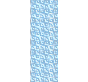 Nowoczesna roleta małe niebieskie fale - TenStickers