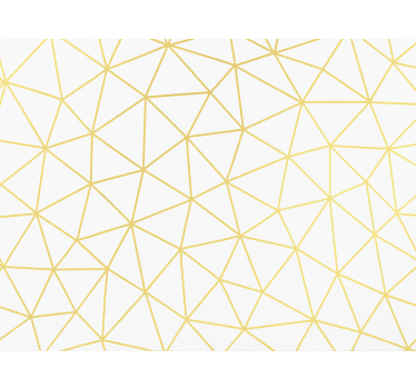 Nowoczesna roleta złoty geometryczny mozaikowy pryzmat - TenStickers