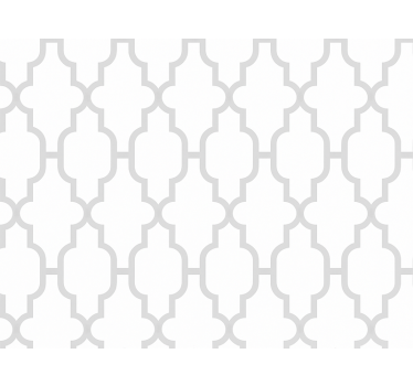 Nowoczesna roleta w szary geometryczny wzór - TenStickers